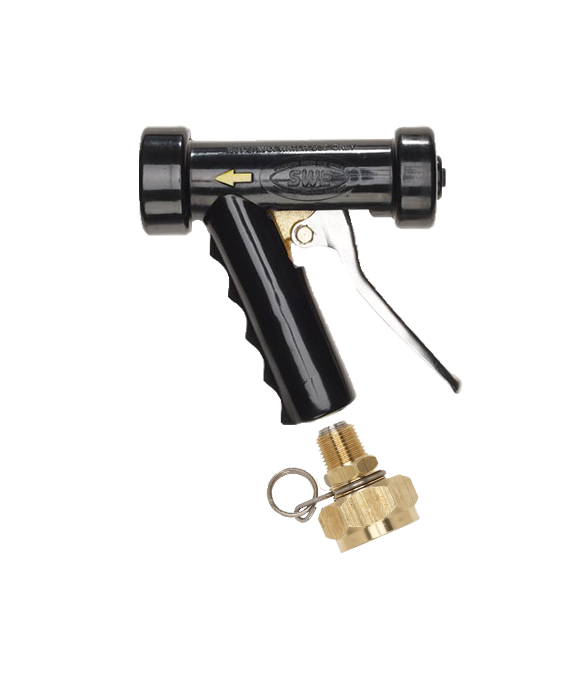 Mini Bronze Rubber Covered WashDown Nozzles Brewers Hose & Sanitary