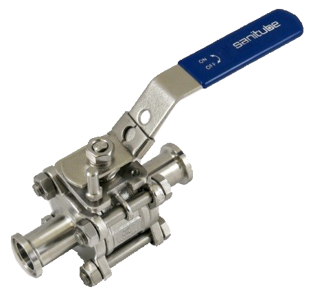Stainless Steel Sanitary Ball Valve (TriClamp x TriClamp)