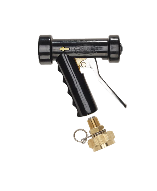 Mini Bronze Rubber Covered Wash-Down Nozzles