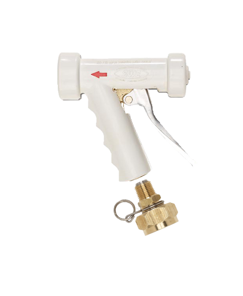 Mini Bronze Rubber Covered WashDown Nozzles Brewers Hose & Sanitary