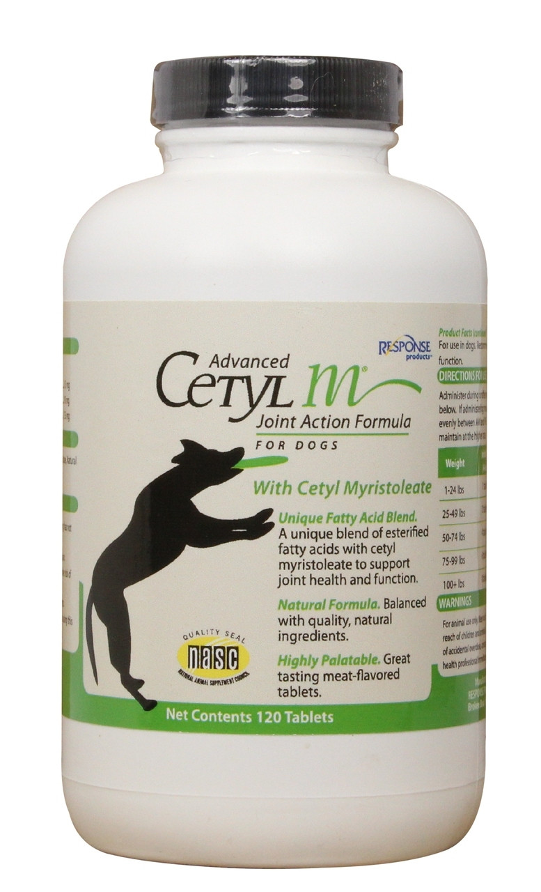 response cetyl m for dogs