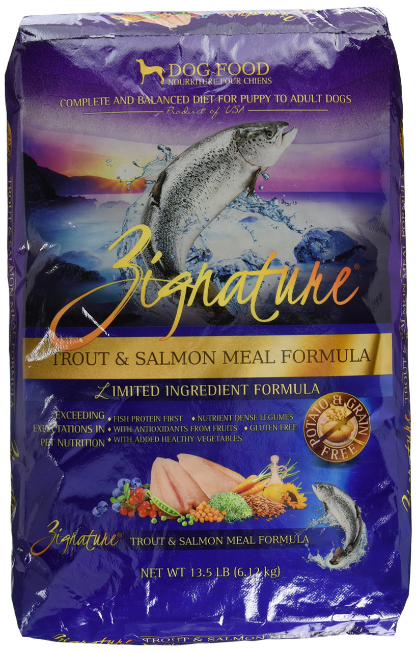 Zignature salmon sales and trout