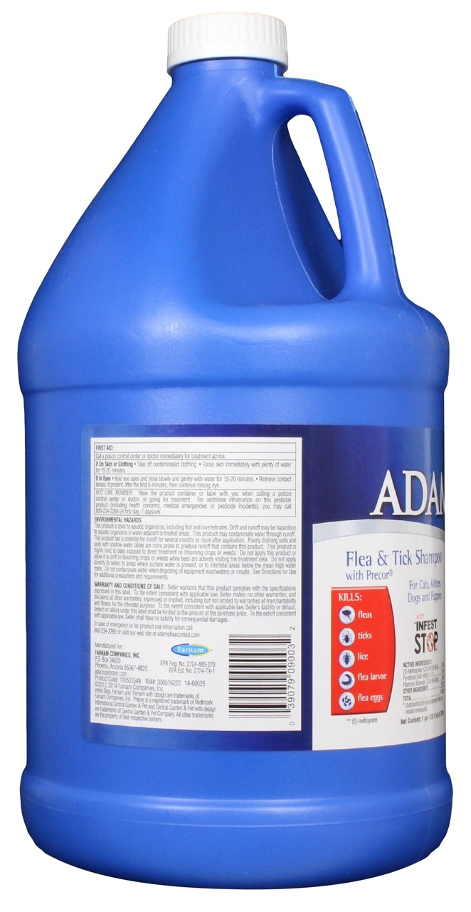 adams plus flea shampoo