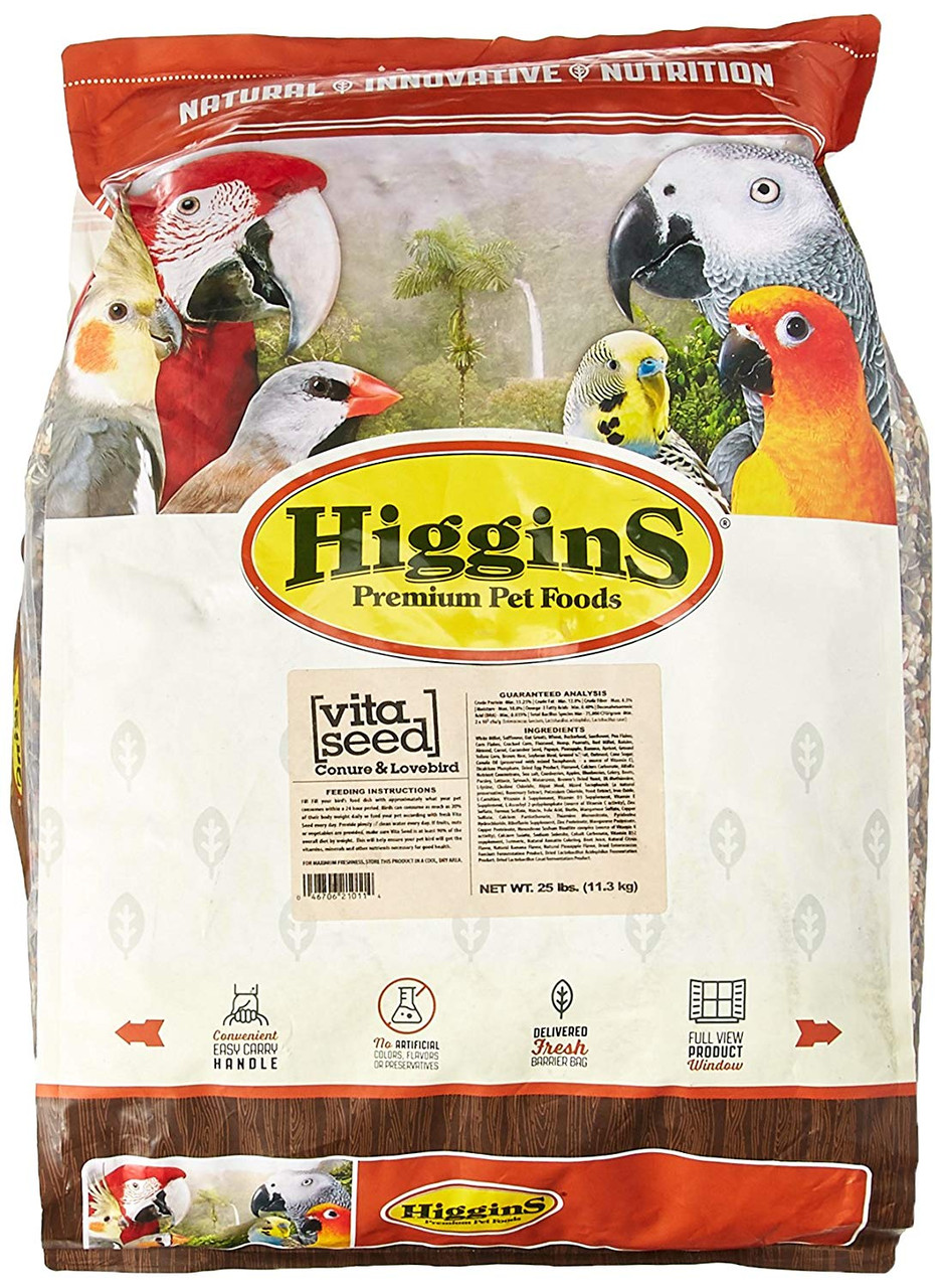 higgins bird food 25 lbs