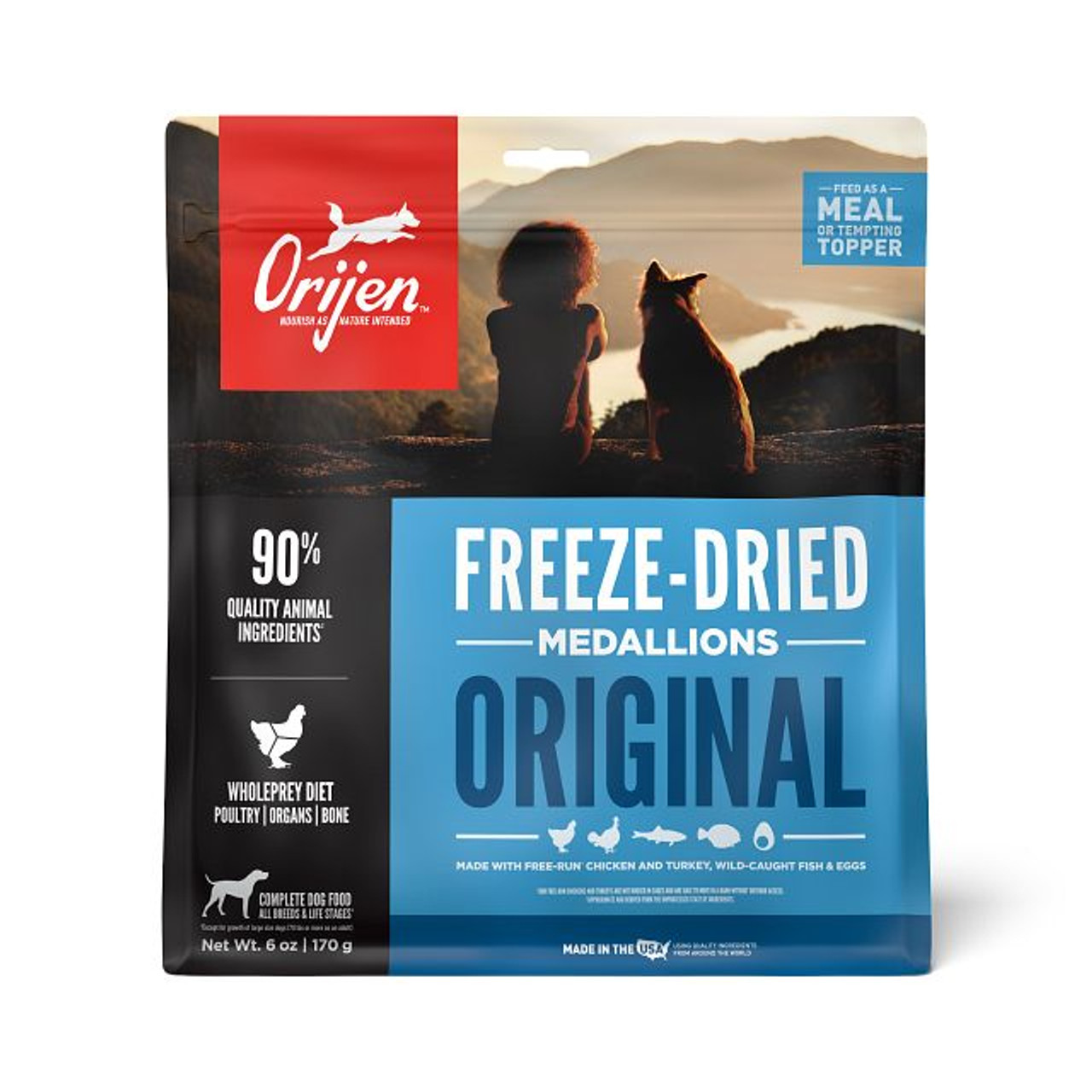 Orijen freeze dried new arrivals tundra dog food