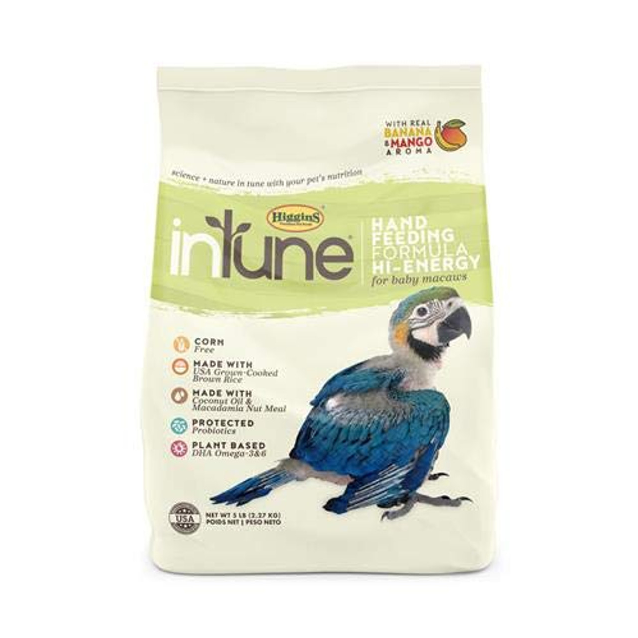 higgins macaw food