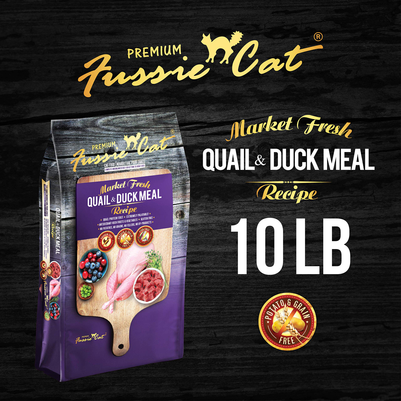 FUSSIE Cat Quail Duck Pet Wish Pros