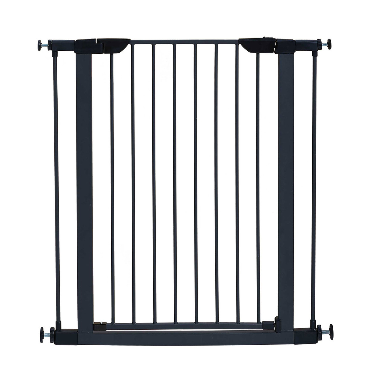 Black metal clearance pet gate