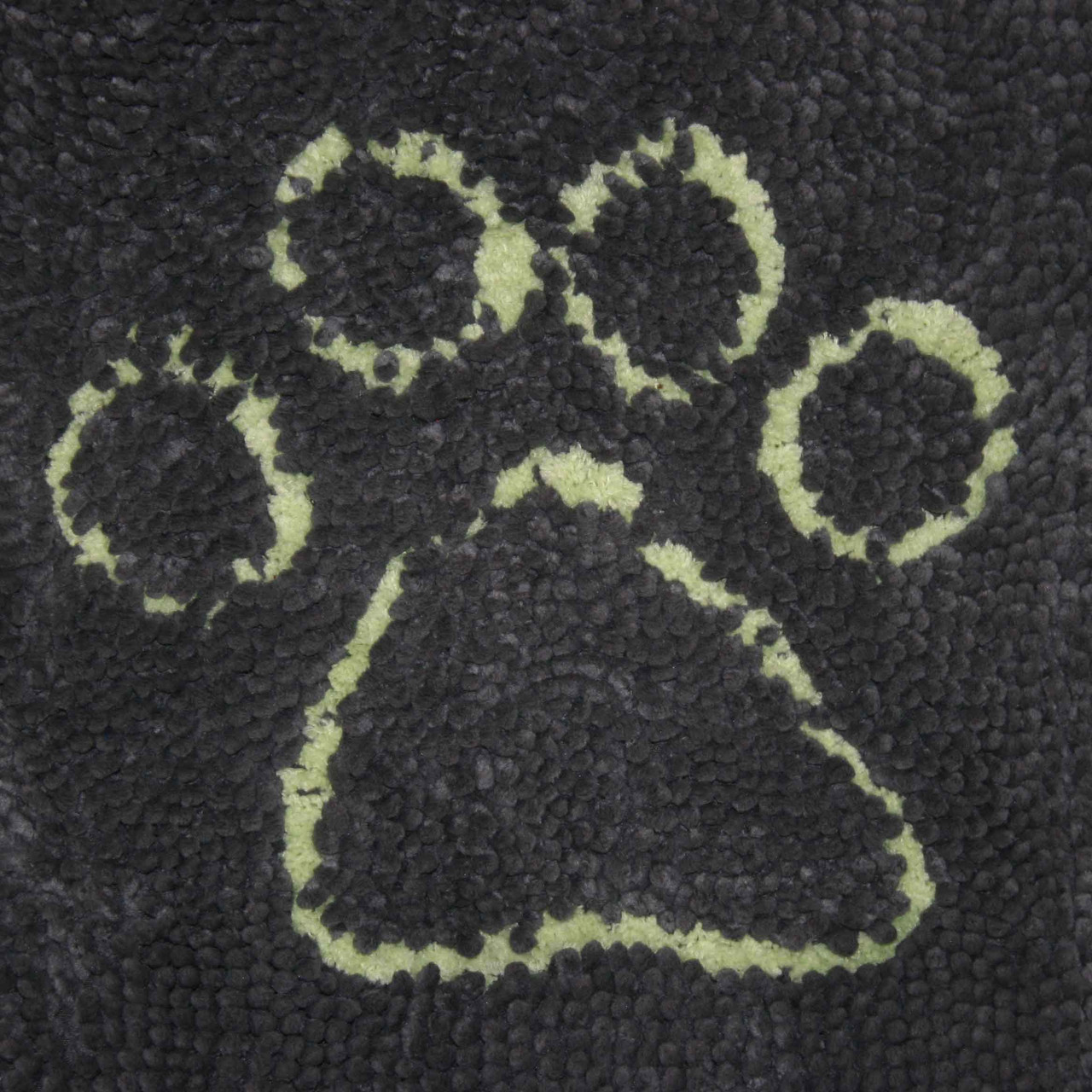 DGS Pet Products Dirty Dog Door Mat (Cool Grey/Lime Green / Large)