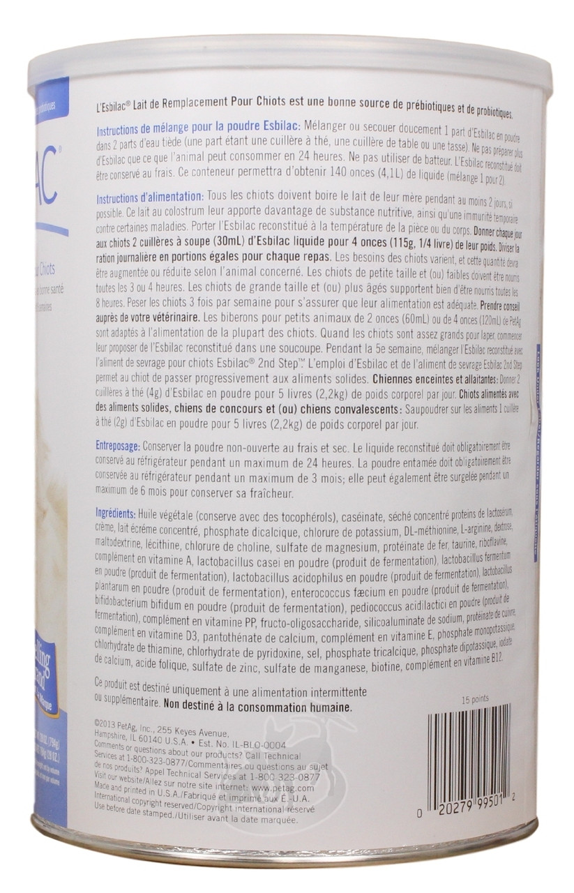 esbilac instructions