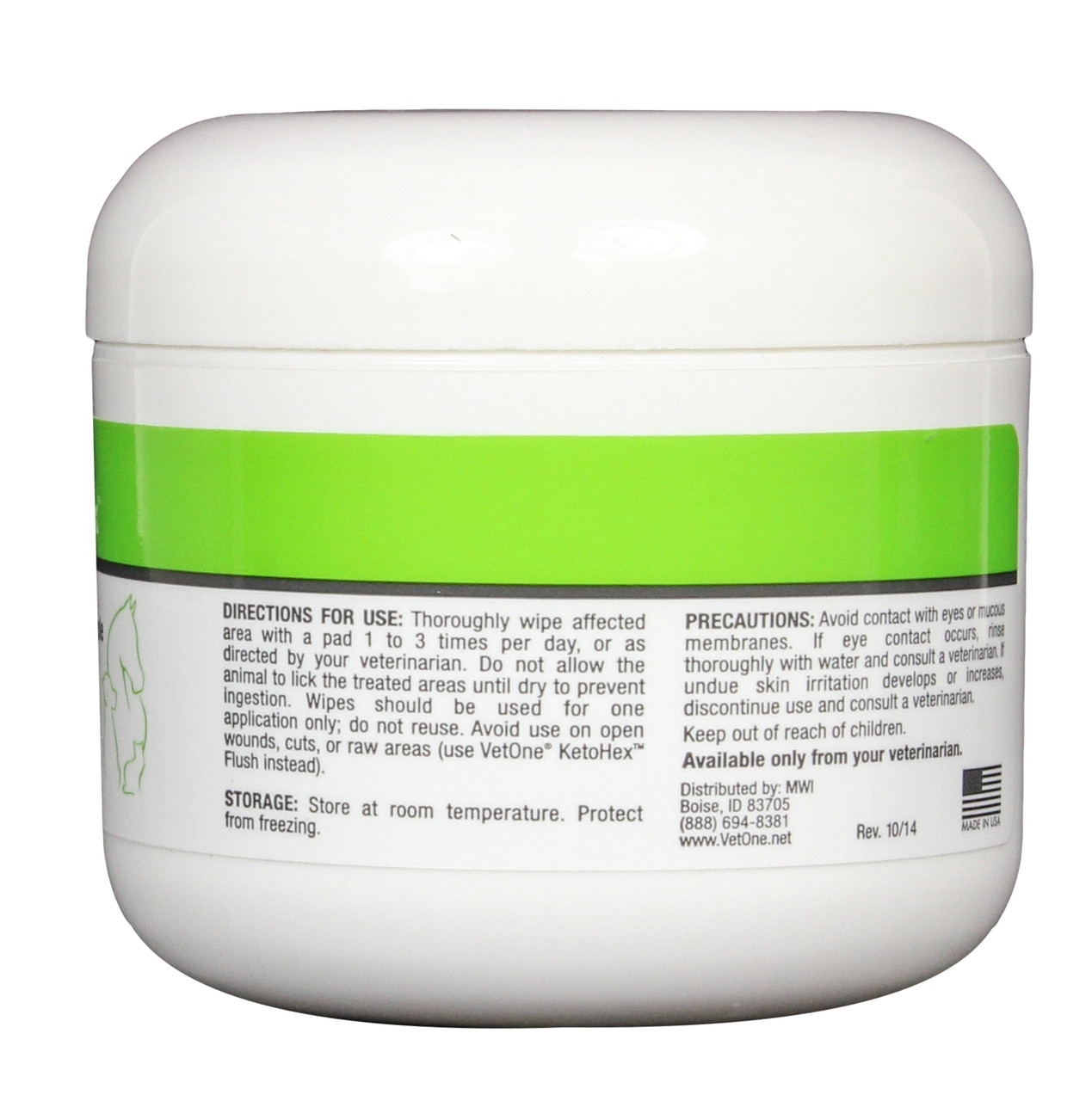 Ketohex Wipes (50 count) Pet Wish Pros