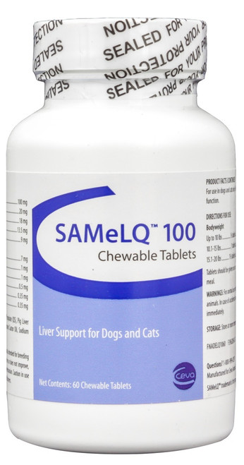 S-Adenosyl SAMeLQ Liver Support Chewable Tablets [100 mg] (60 count)