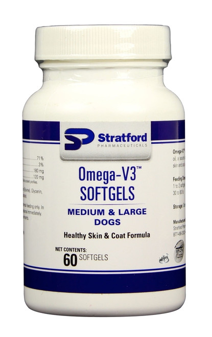 Omega-V3 EFA Softgels for Medium & Large Dogs (60 count)