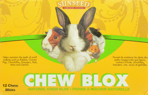 Sunseed Chinchilla Chew Blox (12 Pack)