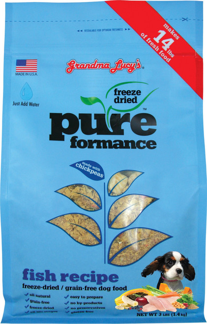 Grandma Lucy's PUREformance Fish Freeze Dried Dog Food