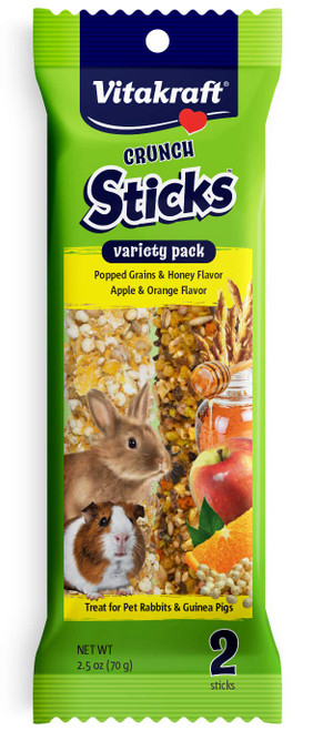 Vitakraft Crunch Sticks Variety Pack for Rabits and Guinea Pigs