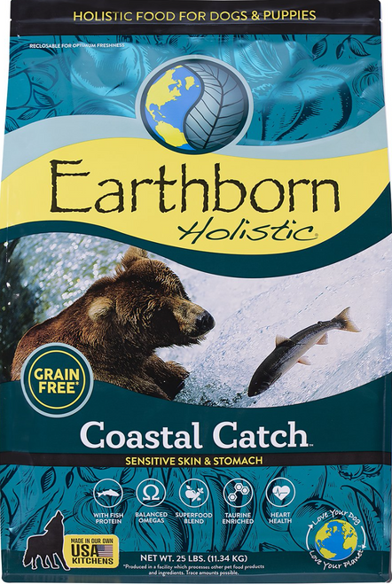 Earthborn Holistic Natural Grain-Free Dry Dog Food Coastal Catch