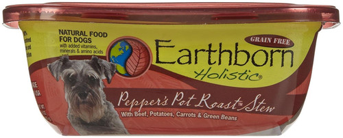 Earthborn Holistic Grain-Free Natural MoistDog Food [Pepper's Pot Roast]