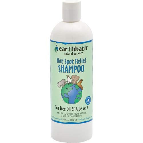 Earthbath Hot Spot Relief Shampoo [Tea Tree Oil & Aloe Vera (16 oz)