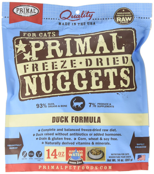 Primal Nuggets Freeze-Dried Cat Food [Duck Formula]