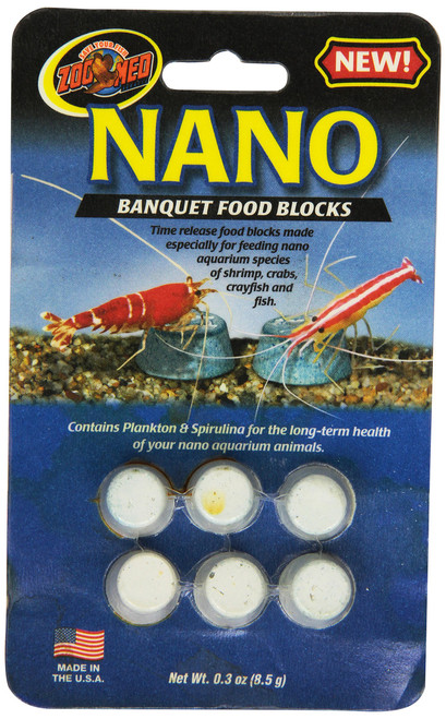 Zoo Med Nano Banquet Food Blocks (6 count)