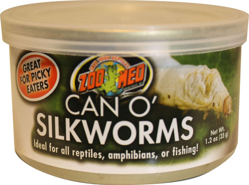 Zoo Med Can O' Silkworms (1.2 oz)