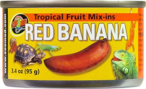 Zoo Med Tropical Fruit Mix-ins Can O' Fruit Red Banana (3.4 oz)