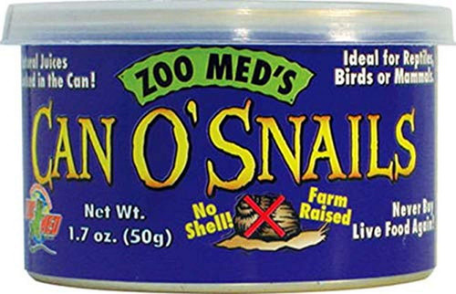 Zoo Med Can O' Snails Reptile, Bird & Mammal Food (1.7 oz)