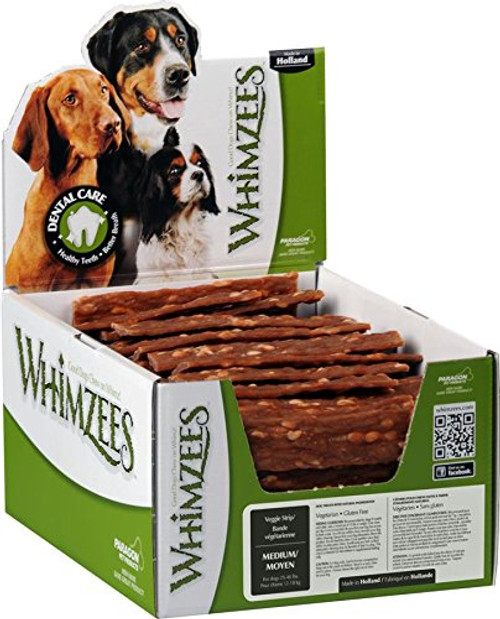 WHIMZEES Veggie Sausage Grain-Free Dental Dog Treats (100 count)