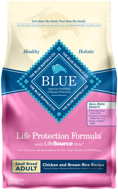 Blue Buffalo Life Protection Formula Small Breed Adult [Chicken & Brown Rice Recipe] Dog Food