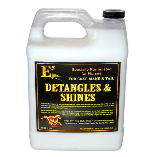 E3 Detangles & Shines for Coat, Mane, and Tail (1 Gallon)