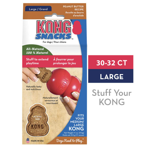 KONG Stuff'n PB Snacks Lg (11 oz)