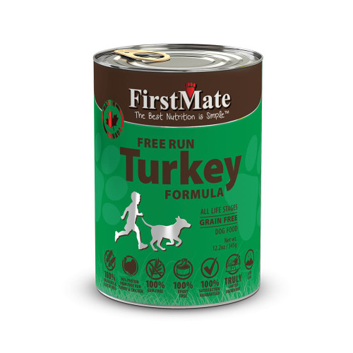 FMATE LID Dog Turkey [12 count] [12.2 oz]