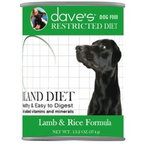 DAVES Can Dog Lmb Rice [12 count] [13 oz]
