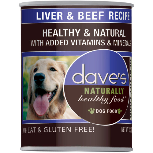 DAVES Can Dog NH Liv&Bf [12 count] [13 oz]