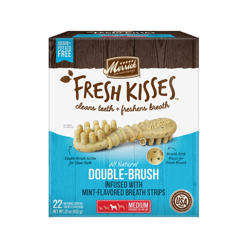 MER Dog Frsh Mint Brsh MD (22 count)