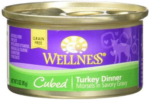 WELL Can Cat Turkey Cube [24 count] [3 oz]