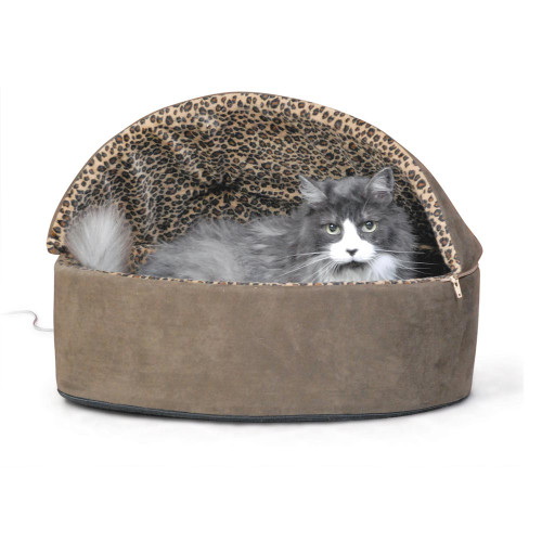 hooded pet bed large