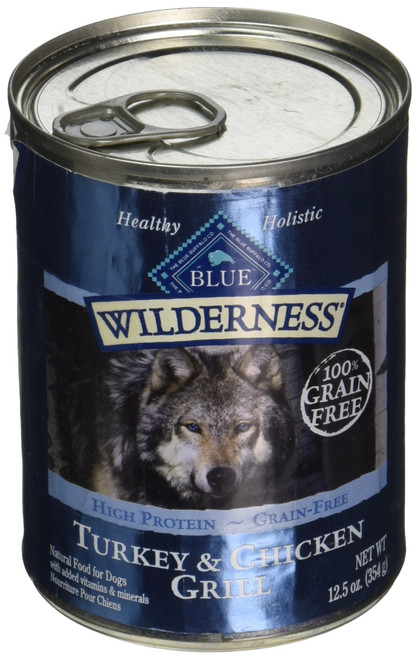 Blue Buffalo Wilderness [Turkey & Chicken Grill with Oats & Barley] (12.5 oz)