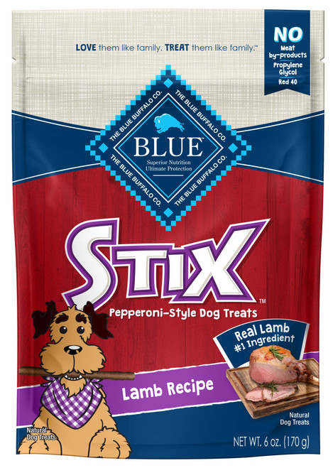 Blue Buffalo Stix [Lam Recipe Pepperoni- Style] for Dogs (6 oz)