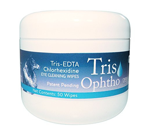 Tris Optho Chlorhexidine Eye Cleaning Wipes (50 count)