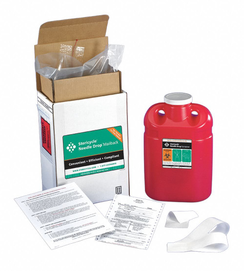 Sharps Mailback Collection and Disposal System (2 gallon)