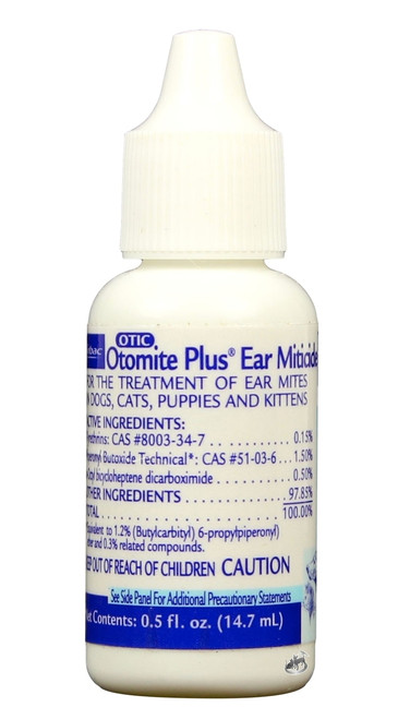 Otomite Plus Ear Miticide (14.7 mL)