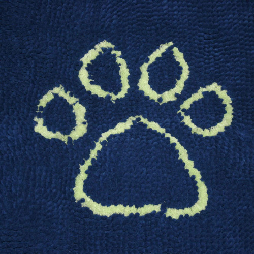 DGS Pet Products Dirty Dog Door Mat (Marine/Lime Green / Large)