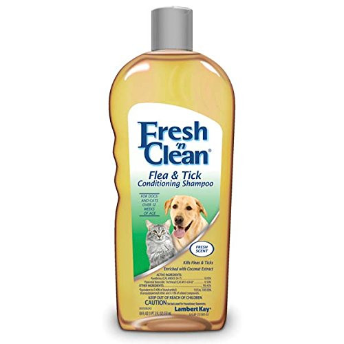 Fresh N Clean Flea & Tick Shampoo (18 oz)