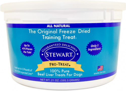 stewart freeze dried liver treats for dogs 21 oz