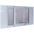 Ideal Pet Products Aluminum Sash Pet Door Medium White 1.75" x 23" x 17.88"