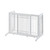 Richell Freestanding Pet Gate HL Small White 26.4" - 40.2" x 17.7" x 20.1"