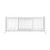 Richell Freestanding Pet Gate HL Large White 39.8" - 71.3" x 17.7" x 20.1"