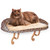 K&H Pet Products Deluxe Kitty Sill with Bolster Leopard 14" x 24" x 10"